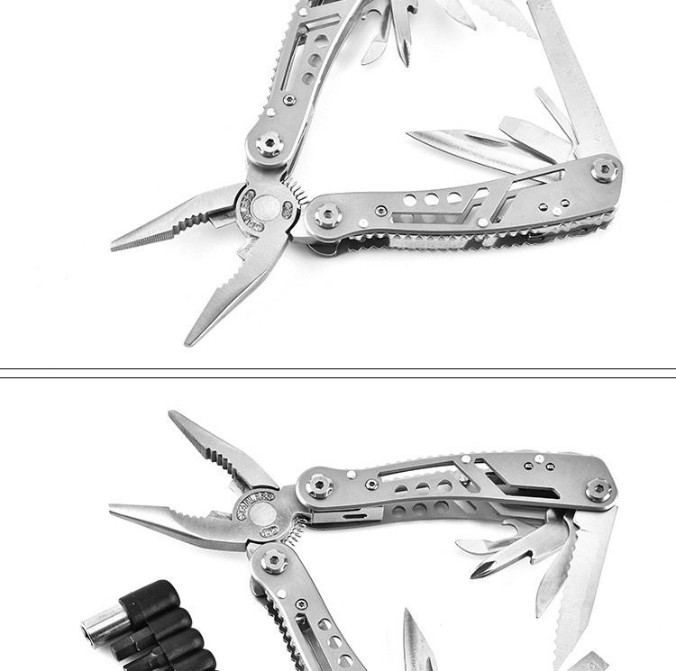 Многофункциональные плоскогубцы 户外野营组合工具摺叠多用途钳 可携式万用应急求生应急工具刀钳