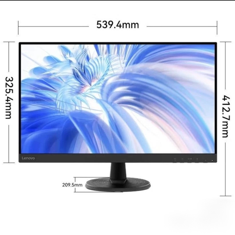 Suitable for Lenovo Display Monitor Power Supply HDMI Data Cable Vga Signal Cable Wall-Mounted Vesa Bracket D24-40
