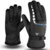 Winter Warm Gloves for Men Riding Electric Motorcycles, Windproof, Waterproof, Thickened and Velvet-Lined, Cold-Proof, Ski Touch Screen Gloves