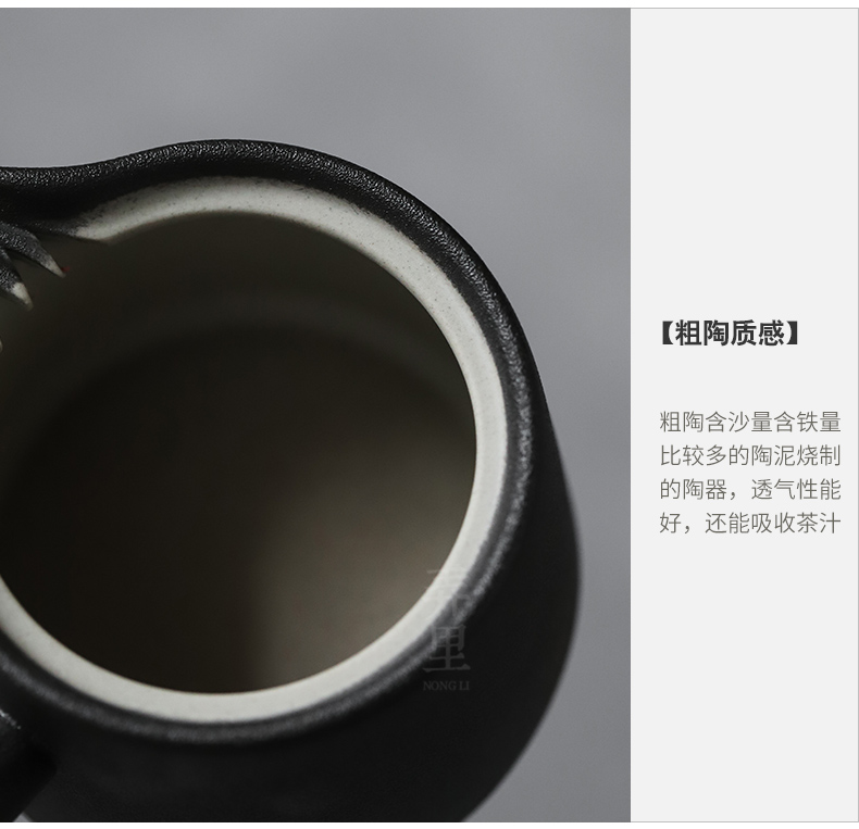 Get in | glaze painting color Japanese side teapot coarse ceramic tea set household contracted tea zen ceramic pot