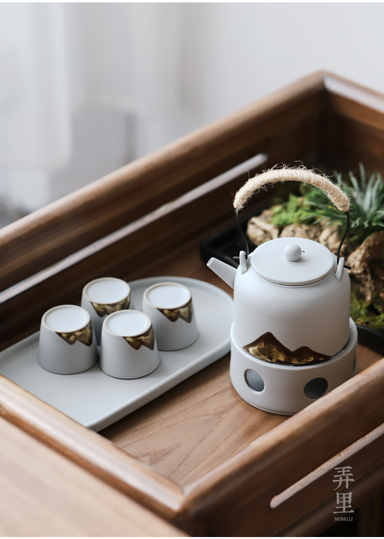 The Get | boiled tea ware ceramic warm tea candles in Japanese kung fu tea set household contracted the teapot zen gift box