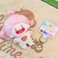 Брелок, розовая кукла, морская звезда