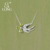 New product purchase coupons CIGALONG Long Zijia Xiaofeiyan peridot necklace earrings ring Chinese jewelry