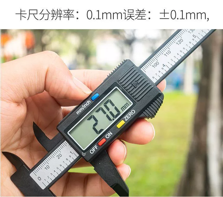 Nhựa vernier màn hình hiển thị kỹ thuật số điện tử có độ chính xác cao vòng tay ngọc bích trang sức đồ chơi đo kích thước thước cặp 0-150mm giá thước kẹp điện tử mitutoyo thước cặp điện tử mitutoyo