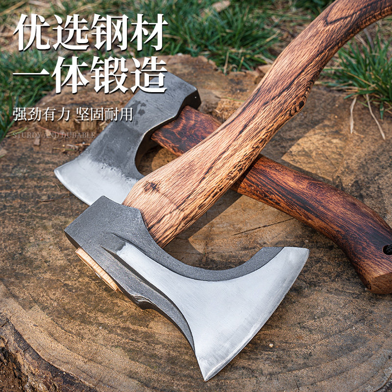 尼曼斧锻打斧头测评｜高锰钢手斧劈柴开山消防斧户外必备神器🔥-工兵斧-淘宝好物网