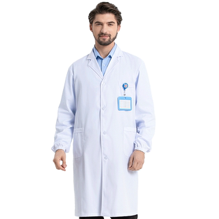 实验服白大褂长袖男医生医学生化学防护服实验室专用工作服隔离衣
