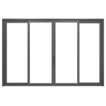 Paiya doors and windows lead the second generation second-track broken bridge aluminum alloy bedroom and living room floor-to-ceiling hollow glass sliding door