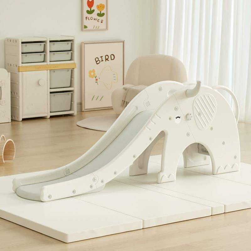Indoor Plastic Children's Slide for Kids up to 3 Years Old, Large Family Version, Elephant Slide for 10-Year-Olds, Large Size for Kindergarten