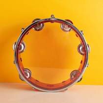 Inch drum band 108-inch adjustable professional percussion instrument adult hand-shot double row tambourine drum performance knocking Orff