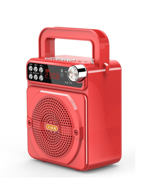 Bluetooth Speaker Portable Outdoor Square Dance Sound System Karaoke Recording Street Stall High Volume Subwoofer Shopping Assistant Player