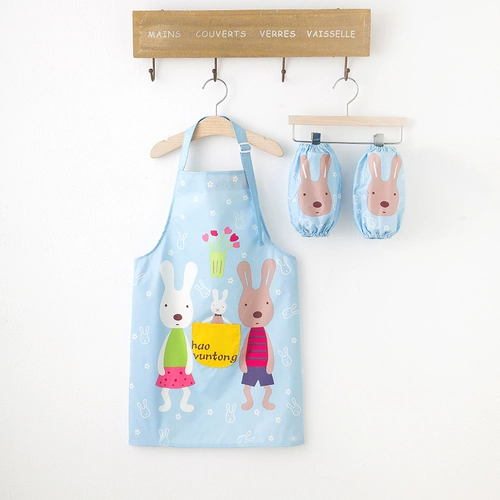 Детский водонепроницаемый фартук, нагрудник без рукавов, сзади на завязках, подходит для подростков