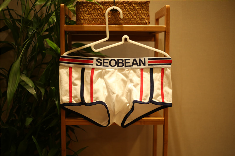Đồ lót nam Cotton Sexy Nam Boxer Thanh niên Thoải mái thoáng khí Eo thấp Quần lót nam quần lót lụa