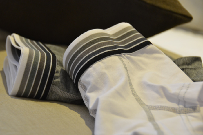 3 mảnh Cotton mới U lồi đồ lót nam eo thấp gợi cảm quần short thời trang sọc xu hướng đầu boxer quần xi líp