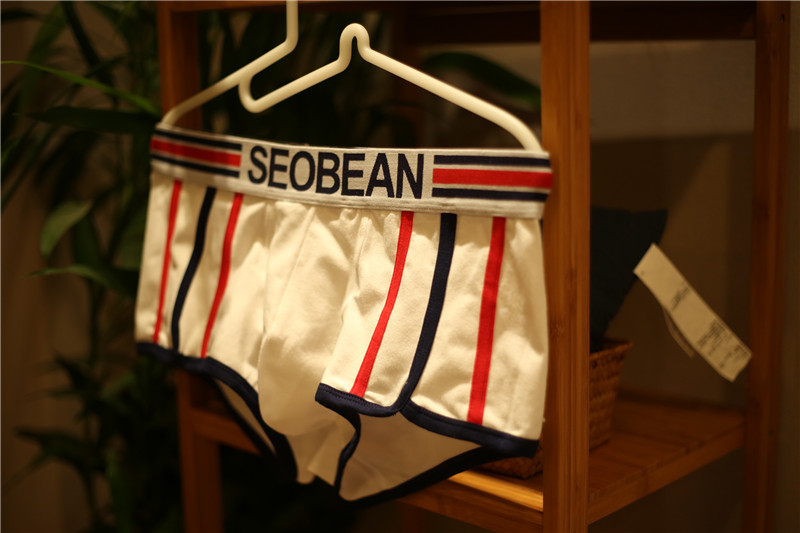 Đồ lót nam Cotton Sexy Nam Boxer Thanh niên Thoải mái thoáng khí Eo thấp Quần lót nam quần lót lụa
