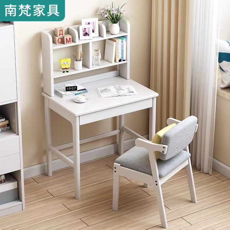 Desk solid wood Home Students Single desk 60cm Mini small 70 narrow small table Long bedroom computer desk