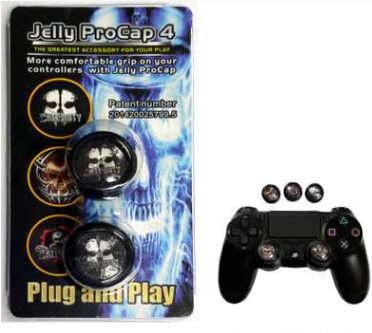 PS4 handle rocker cap skull head cap anti-skid cap PS5 rocker cap silicone protective cap