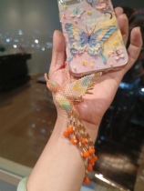 Mexicos local handmade bird colorful forest gift three-dimensional size 15cm