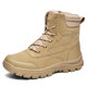 ລະດູຫນາວໃຫມ່ຂະຫນາດໃຫຍ່ເກີບທະເລຊາຍກາງແຈ້ງ 45 combat shoes sports 46 Martin boots thick-soled non-slip hiking men's shoes
