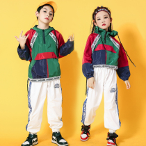 Tide Card Childrens Games Banfu Street Dance Suit for male and female children to perform jazz dance costumes with less hip hop costumes