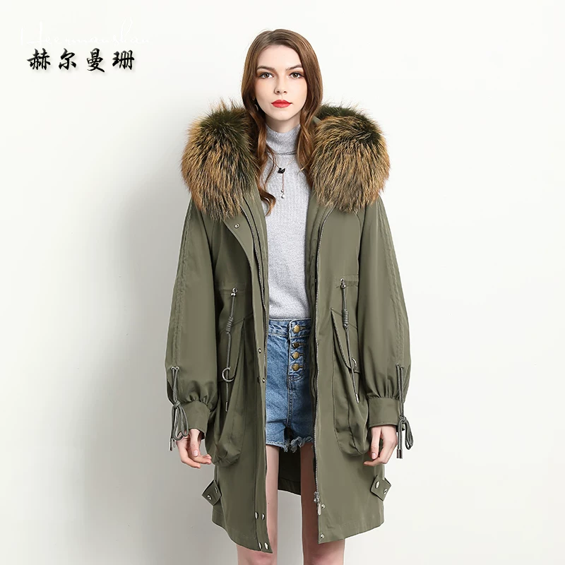 Герман солн Winter removable liner, jacket, mid-length, oversize, plus size