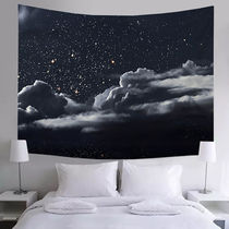 Hanging cloth ins Wind background cloth ins hanging cloth background wall wall hanging painting fabric anchor bedside room layout Tide star