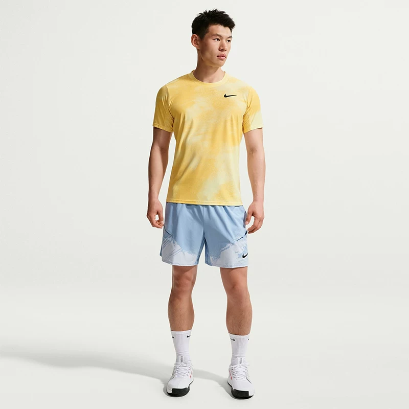 Nike, спортивная майка для профессионального тенниса, 26 лет, с коротким рукавом