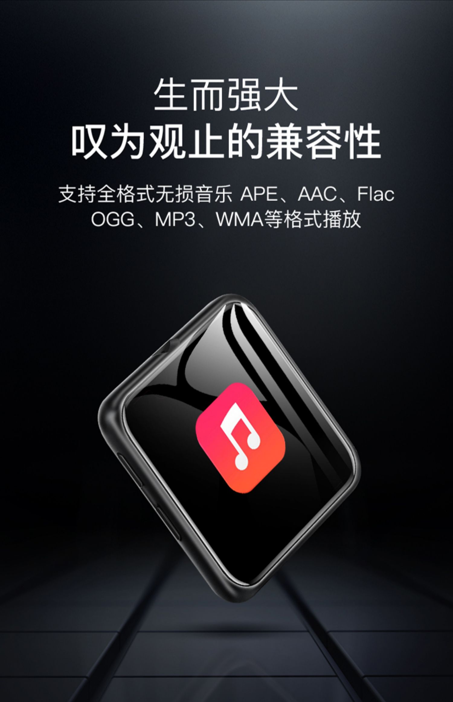 Bluetooth mp3 Walkman sinh viên di động mp4 toàn màn hình Tiếng Anh nghe không mất tiếng phiên bản mini cô gái chạy clip p3 siêu mỏng p4 màn hình cảm ứng nhỏ gọn máy nghe nhạc - Trình phát TV thông minh 