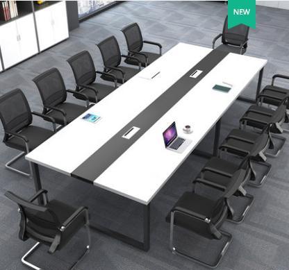 Conference table long table simple workbench staff table large training negotiation table simple modern staff table