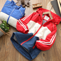 Boy plus velvet coat 2019 new boy assault clothing children plus velvet foreign spring coat tide Autumn Winter