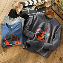 Boy Long Sleeve Sweater Tide Children Cotton base shirt 2020 Spring and Autumn New Chinese Children Korean Baby Top
