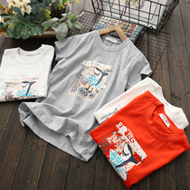 Boys short-sleeved T-shirt 2020 Summer new childrens half-sleeved T-shirt middle-aged cotton summer thin coat