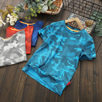 Boys short sleeve T-shirt 2021 new summer children half sleeve T-shirt thin quick-dry sports shirt