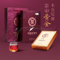 Black tea authentic Hunan Anhua Chinese Tea hand-built Jinhua Fu Brick Guan Yi Sheng Black Tea gift box tea 990g
