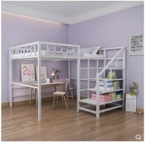 Customize modern childrens buckle type upper and lower bed Dormitory Multifunctional Building Cabinet Elevated Single Apartment Iron Art Ladder Cabinet Bed