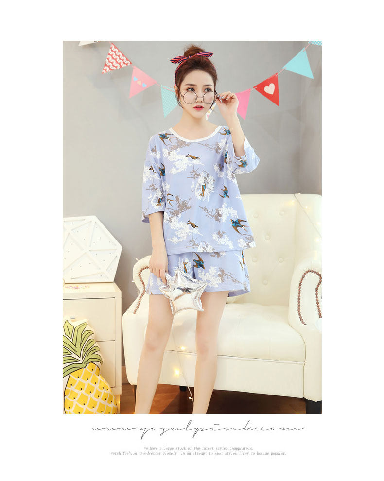 Pyjama pour femme à manche courte - Ref 2998451 Image 14