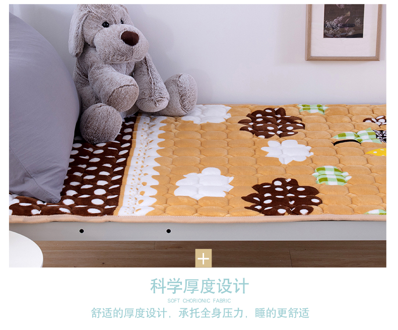 Ký túc xá sinh viên nệm rửa flannel bọ cạp sắt khung giường bunk mat mẹ giường pad nhíp - Nệm nệm kim đan