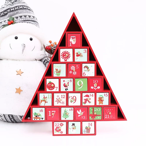 Деревянный декор, детский рождественский календарь, подарок на день рождения