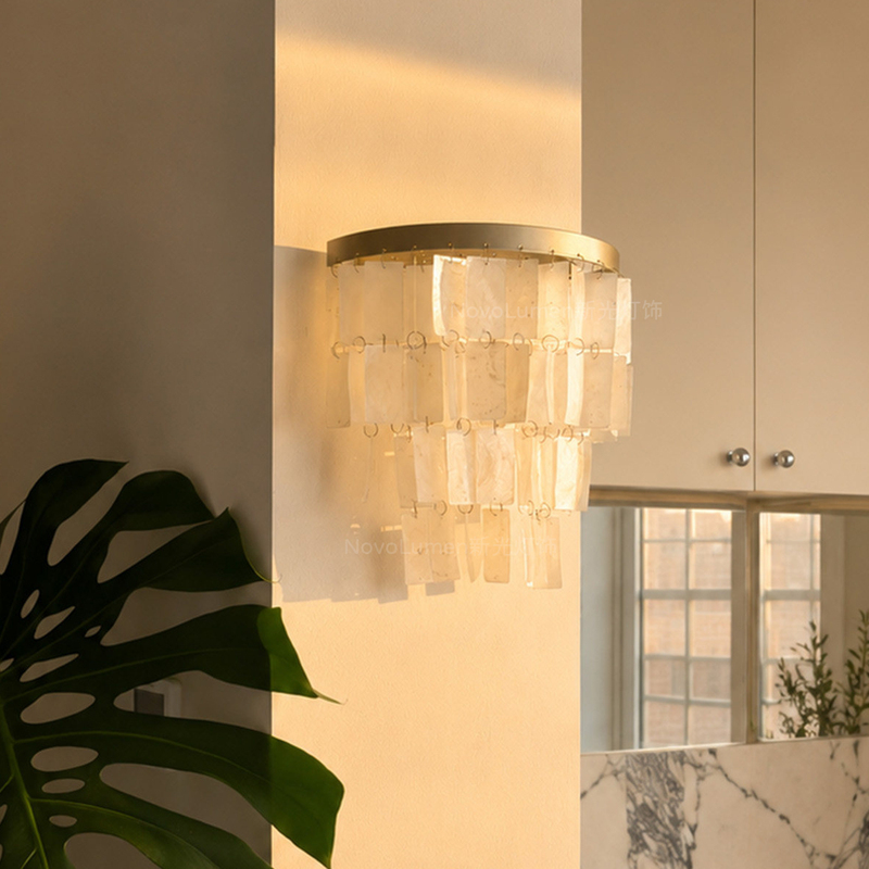 Italian Heart French-Style Shell Wall Lamp Designer Living Room Background Wall Bedroom Bedside Bathroom Mirror Front Light Italian Heart French-Style Shell Wall Lamp Designer Living Room Background Wall Bedroom Bedside Bathroom Mirror Front Light