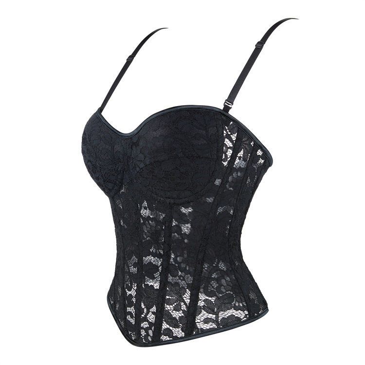 Corselet Fishbone Corset, Stunning Little Camisole, Sexy Gothic Lolita Corset, Large Size Betterme Top
