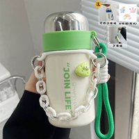 Зеленый портативный браслет, наклейка, 350 мл, 3D