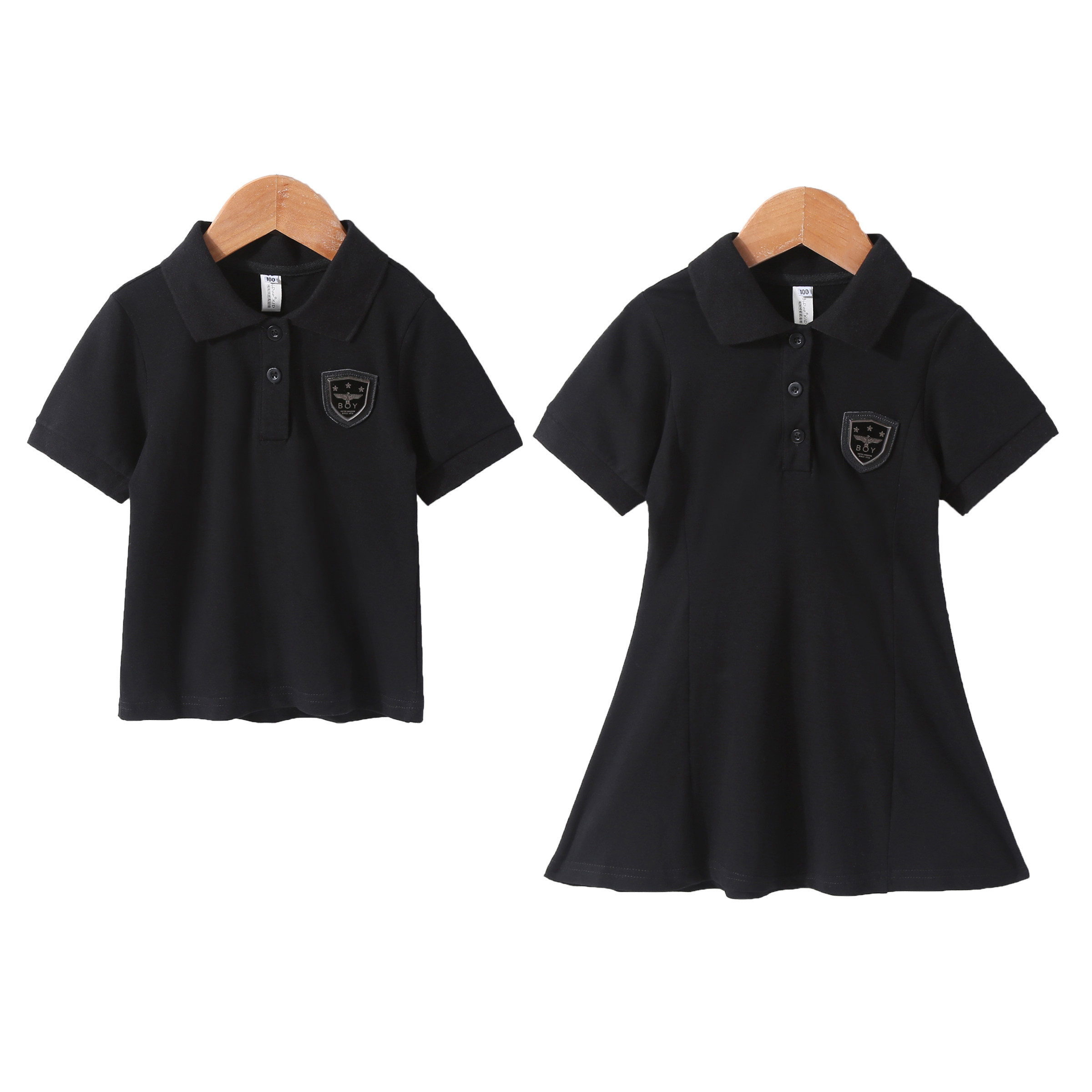 Girls summer clothes 2020 new temperament short-sleeved t-shirt polo shirt Korean version of the college wind in the big boy dress tide