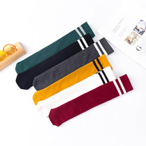  Spring and autumn new girls mid-tube socks cotton childrens pile socks thin baby Korean over-the-knee stockings