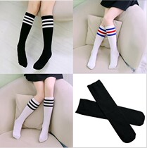  Childrens mid-tube socks thin girls  stockings pure cotton over-the-knee baby high-tube socks Summer boys football socks