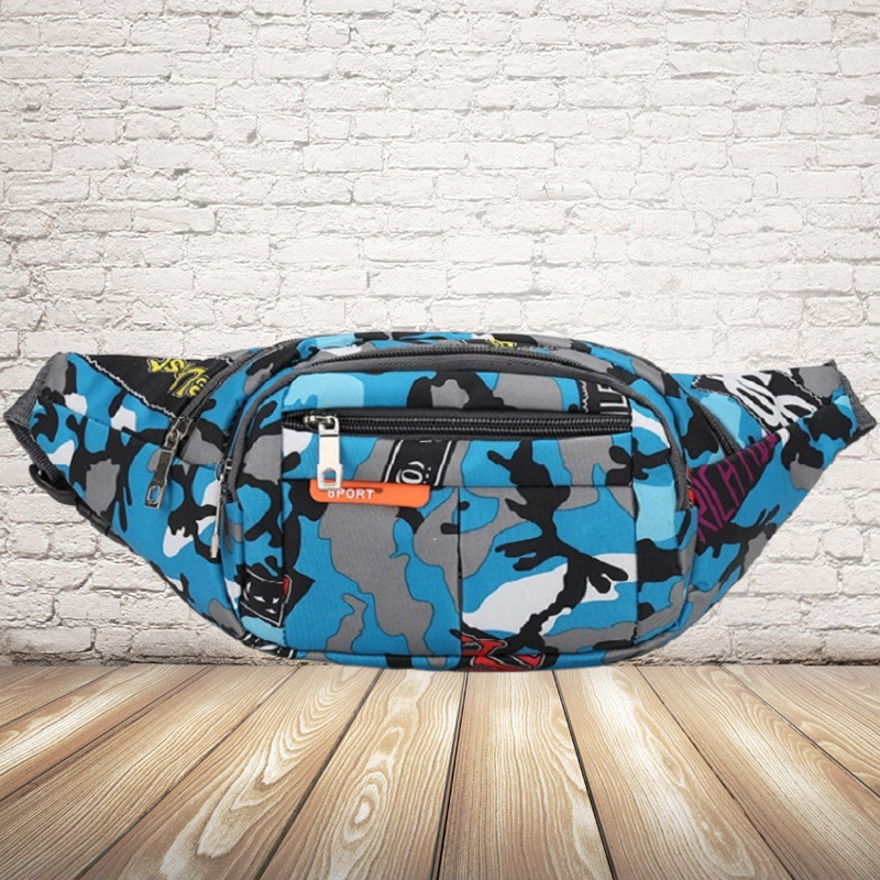 New pocket multi-functional large capacity Oxford waterproof wear-resistant outdoor sports mobile phone package for business collector