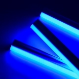 Синяя атмосферная линейная лампа, флуоресцентный светодиодный заполняющий свет