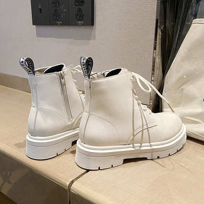 【纳炫】新款百搭中筒马丁靴