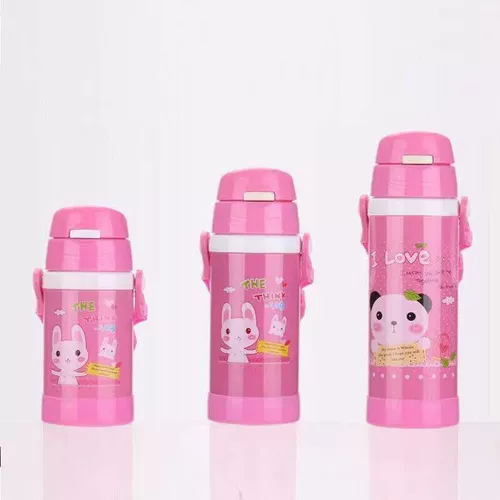 Детский стакан, трубочка, чайник из нержавеющей стали подходит для мужчин и женщин для детского сада со стаканом, нержавеющая сталь AISI 304, защита при падении, 350 мл