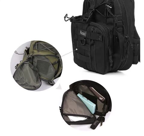 Maige Huos MagForce xác thực Đài Loan Magforce quân đội đầu tiên thiết bị chiến thuật 0434 mini archer ba lô - Túi vai đơn túi chéo nam