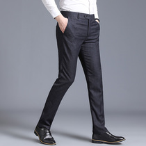 2019 autumn new mens trousers Korean version of slim professional dress casual suit pants men Youth trousers tide