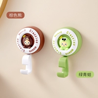 [Многофункциональный крючок прочный клей, свободный от удара без трассировки] лягушка зеленый+буйный медведь